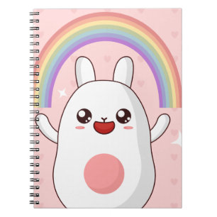 Kawaii regenboogklier notitieboek