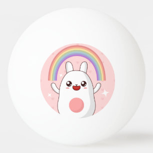 Kawaii regenboogklier pingpongbal