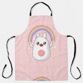 Kawaii regenboogklier schort (Voorkant)