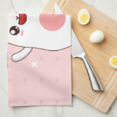 Kawaii regenboogklier theedoek (Quarter Fold)