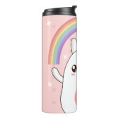 Kawaii regenboogklier thermosbeker (Gedraaid links)