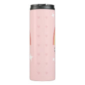 Kawaii regenboogklier thermosbeker (Achterkant)