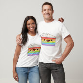 Kawaii Regenboogtaart T-shirt (Unisex)
