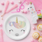 kawaii regenbow unicorn BIRTHDAY bord (Feest)