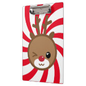 Kawaii Reindeer Clipboard Klembord (Links)