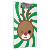Kawaii Reindeer Clipboard Klembord (Rechts)