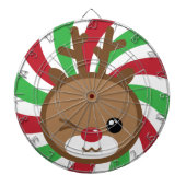 Kawaii Reindeer Dart Board Dartbord (Voorkant)