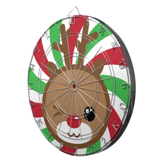 Kawaii Reindeer Dart Board Dartbord (Voorkant Rechts)