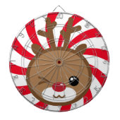 Kawaii Reindeer Dart Board Dartbord (Voorkant)