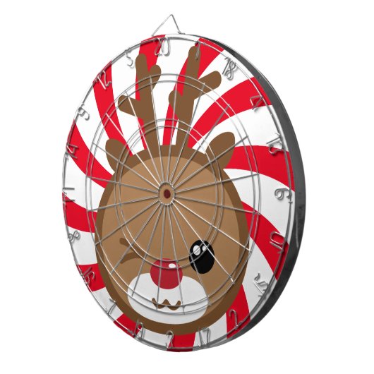 Kawaii Reindeer Dart Board Dartbord (Voorkant Rechts)