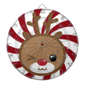 Kawaii Reindeer Dart Board Dartbord (Voorkant)
