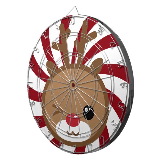 Kawaii Reindeer Dart Board Dartbord (Voorkant Rechts)