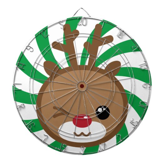 Kawaii Reindeer Dart Board Dartbord (Voorkant)