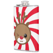 Kawaii Reindeer Flask Heupfles (Links)