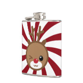 Kawaii Reindeer Flask Heupfles (Links)