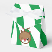 Kawaii Reindeer Gift Favor Box Bedankdoosjes (Voorkant Zijde)