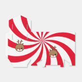 Kawaii Reindeer Gift Favor Box Bedankdoosjes (Uitgevouwen)