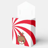 Kawaii Reindeer Gift Favor Box Bedankdoosjes (Geopend)