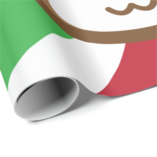 Kawaii Reindeer Gift Wrap Cadeaupapier (Rol Hoek)