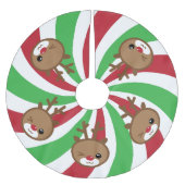 Kawaii Reindeer kerstboomrok Kerstboom Rok (Voorkant)