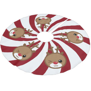 Kawaii Reindeer kerstboomrok Kerstboom Rok