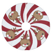 Kawaii Reindeer kerstboomrok Kerstboom Rok (Voorkant)