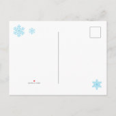 Kawaii Rendier Kerstfeest Uitnodiging Briefkaart (Achterkant)