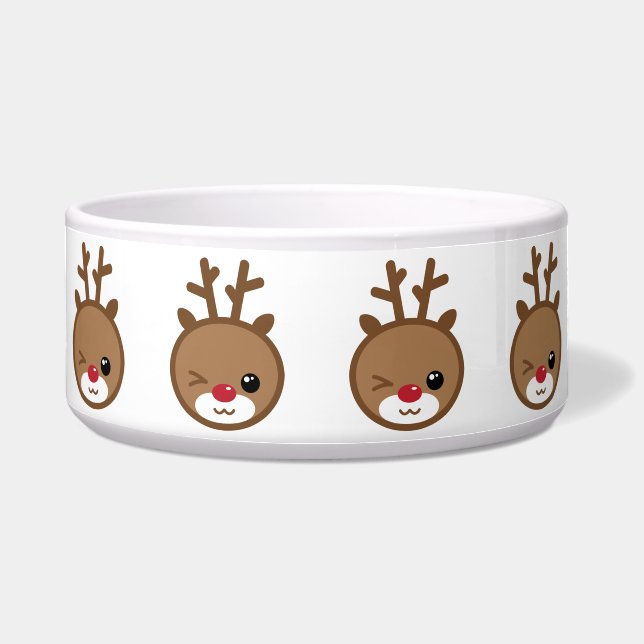 Kawaii Rendier Pet Bowl Voerbakje (Voorkant)