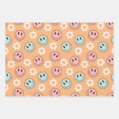 Kawaii Retro Happy Daisy Inpakpapier Vel (Voorkant)
