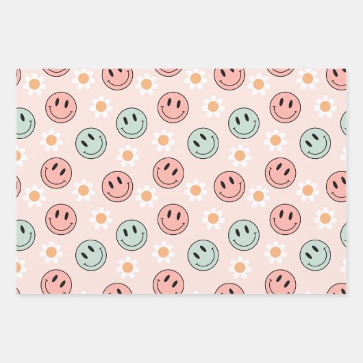 Kawaii Retro Hippie Inpakpapier Vel (Voorkant 2)