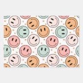 Kawaii Retro Madeliefjes Sterren Inpakpapier Vel (Voorkant 2)