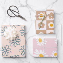 Kawaii Retro Roze Madeliefje