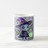 Kawaii Robot Witch Mok Schattige Halloween Coffee  (Center)