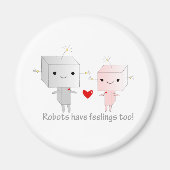 Kawaii Robots Magneet (Voorkant)