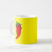 Kawaii Rode Hete Peper Diva Koffiemok (Voorkant links)