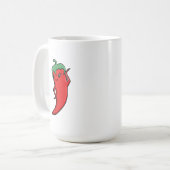 Kawaii Rode Hete Peper Diva Koffiemok (Voorkant links)