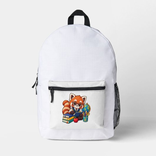 Kawaii Rode Panda Studie Buddy Rugzak (Voorkant)