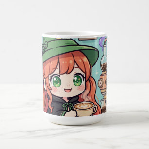 Kawaii Rodeheks Mokk kop Cute Latte Koffie Kunst
