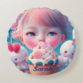 Kawaii   rond kussen