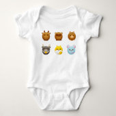 Kawaii Round Animals Romper (Voorkant)