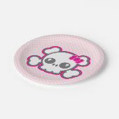 Kawaii Roze Borden van het Cuntstofpapier Papieren Bordje (Gekanteld)