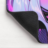 Kawaii roze demon meisje muismat (Hoek)