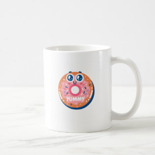 Kawaii Roze Gesproeide Lekkere Donut Schattige Car Koffiemok