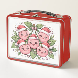 Kawaii Roze Kersen Sinterklaas Mutsen Kerst Lunchb