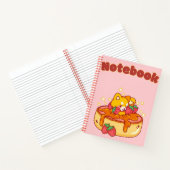 Kawaii roze 💗🧡✨ notitieboek (Binnen)