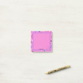Kawaii Roze Tamagotchi Post-it® Notes (Op bureau)