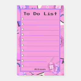 Kawaii Roze Tamagotchi Post-it® Notes