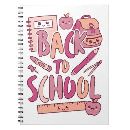 Kawaii Roze Terug Naar School Mooie Benodigdheden Notitieboek