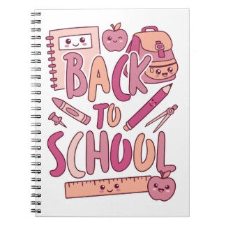 Kawaii Roze Terug Naar School Mooie Benodigdheden Notitieboek