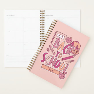 Kawaii Roze Terug Naar School Mooie Benodigdheden Planner